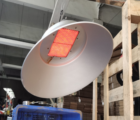 Pollame Manuale Lampada Di Calore Pulcino A Infrarossi Attrezzatura Per L'allevamento In Acciaio Alluminato