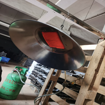 Pollame Manuale Lampada Di Calore Pulcino A Infrarossi Attrezzatura Per L'allevamento In Acciaio Alluminato