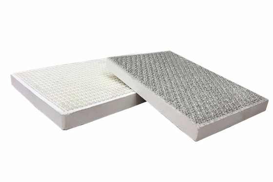 Il riscaldatore ceramico catalitico a infrarossi placca il nido d'ape su misura per il bruciatore del barbecue