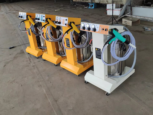Macchina per la spruzzatura di polvere industriale Capacità elettrostatica 110V 220V 55L