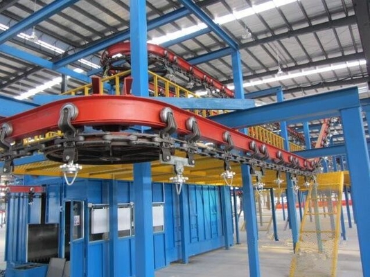 Attrezzatura di trasporto del rivestimento a polvere della catena del trasportatore aereo a rulli CS X348