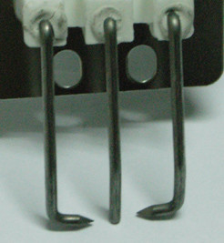 Elettrodi di accensione elettrici in ceramica 3 pin per forno di verniciatura a polvere