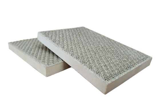 Il riscaldatore ceramico dell'allumina della cordierite placca il piatto a nido d'ape a infrarossi risparmia gas 20%