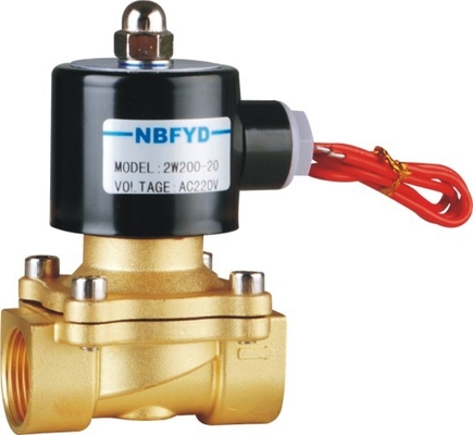 220V Alta PressioneOttone Elettrovalvola NBR VITON EPDM Guarnizione Per Acqua Gas Aria Olio