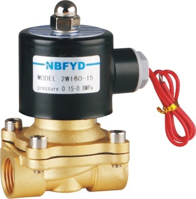 220V Alta PressioneOttone Elettrovalvola NBR VITON EPDM Guarnizione Per Acqua Gas Aria Olio
