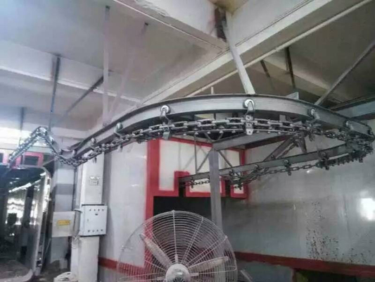 Carrello sopraelevato della ruota dei sistemi di trasporto della monorotaia 1.5KW per la catena della pista Encolsed