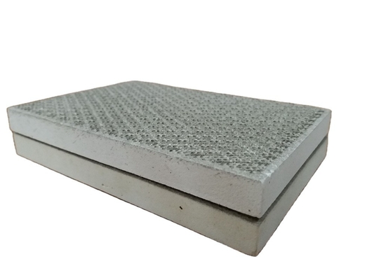 Piastre riscaldanti in ceramica quadrate catalitiche Piastra per bruciatore a gas in cordierite