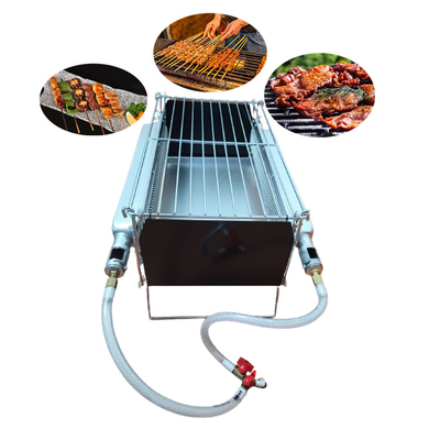 Bruciatore infrarosso di risparmio piegante portatile che non dà fumo 480*320*230 del gas della griglia del BARBECUE