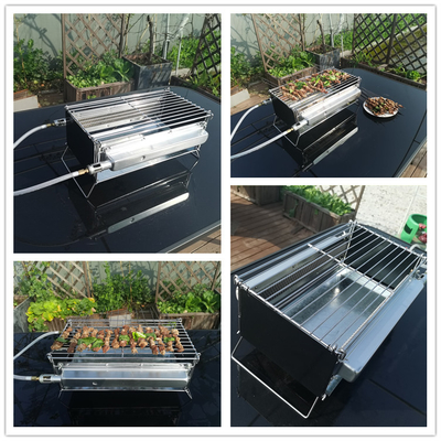 Acciaio inossidabile infrarosso piegante del bruciatore a gas della griglia portatile all'aperto del BARBECUE