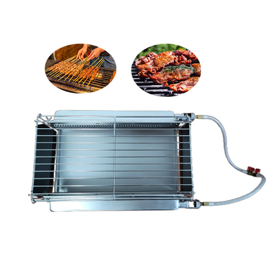 Bruciatore infrarosso di risparmio piegante portatile che non dà fumo 480*320*230 del gas della griglia del BARBECUE