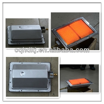 Infrarosso catalitico ceramico senza fiamma del gas 2.94KW del bruciatore 220*170MM del barbecue per Shawarma HD220