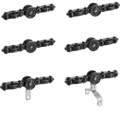 Sistema di sospensione sopraelevata per catena di trasporto serie UH-5075 300 mm