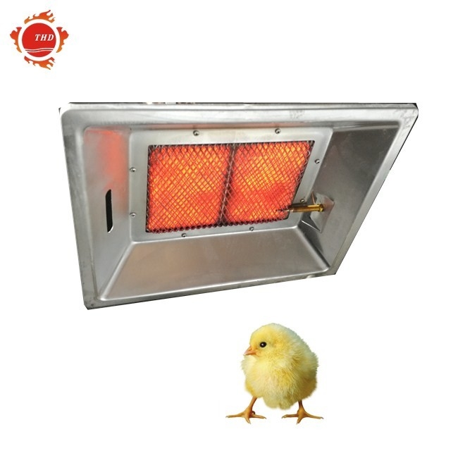Pollo/uccelli/porcellini dell'apparecchio di riscaldamento della gabbia di pollo che coltivano gas Heater Gas Brooder infrarossa per pollame THD2606