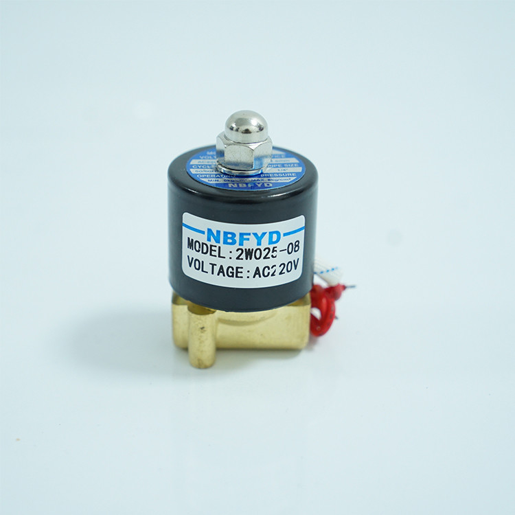 Elettrovalvola a solenoide d'ottone normalmente chiusa 1/4 1/2 3/4 di pollice per la stufa del bruciatore infrarosso