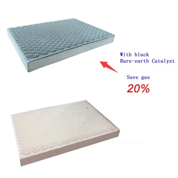 Il riscaldatore ceramico dell'allumina della cordierite placca il piatto a nido d'ape a infrarossi risparmia gas 20%