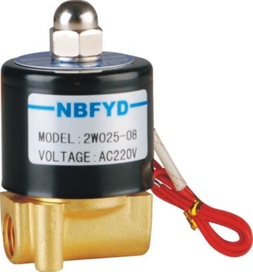 220V Alta PressioneOttone Elettrovalvola NBR VITON EPDM Guarnizione Per Acqua Gas Aria Olio