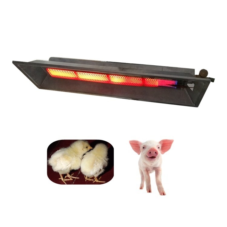 Lampada di calore per pollame a GPL 2,8 kg per una distribuzione efficace del calore 675*235*95 mm